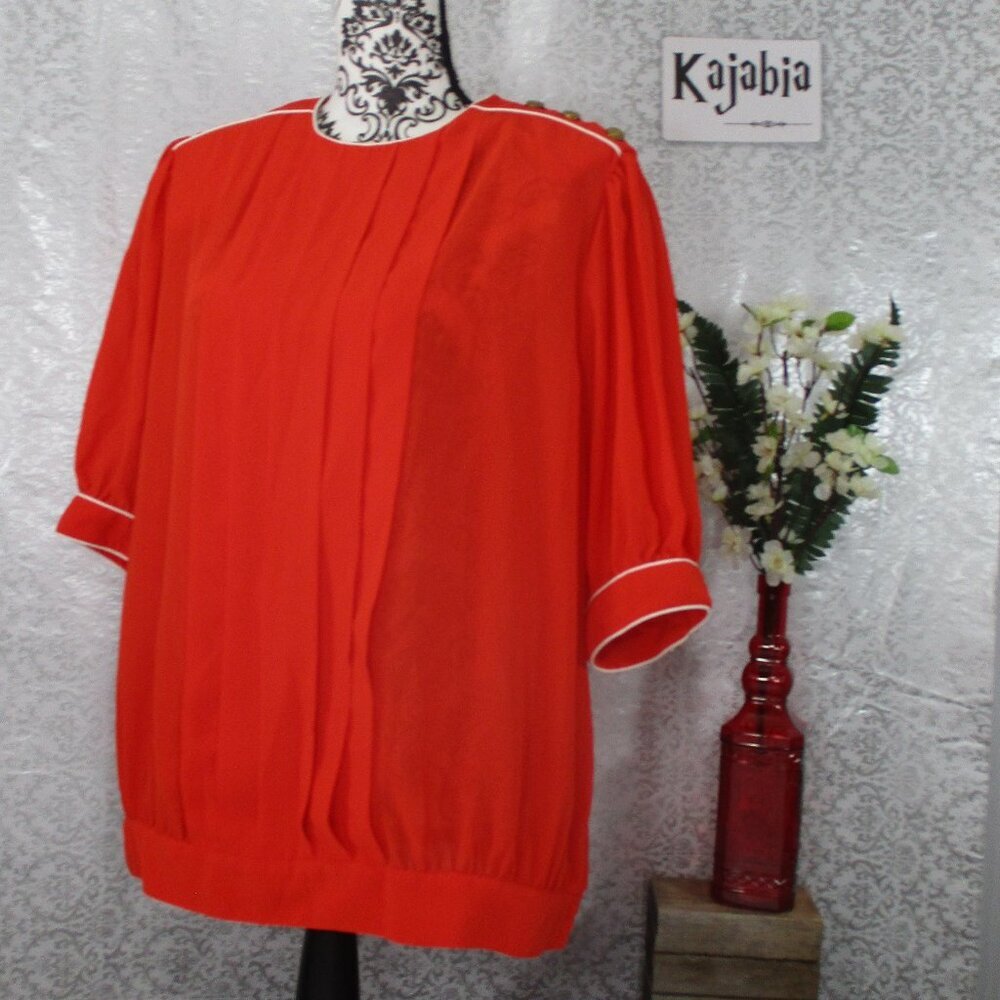 Vintage JOSEPHINE Red Top Size 18W